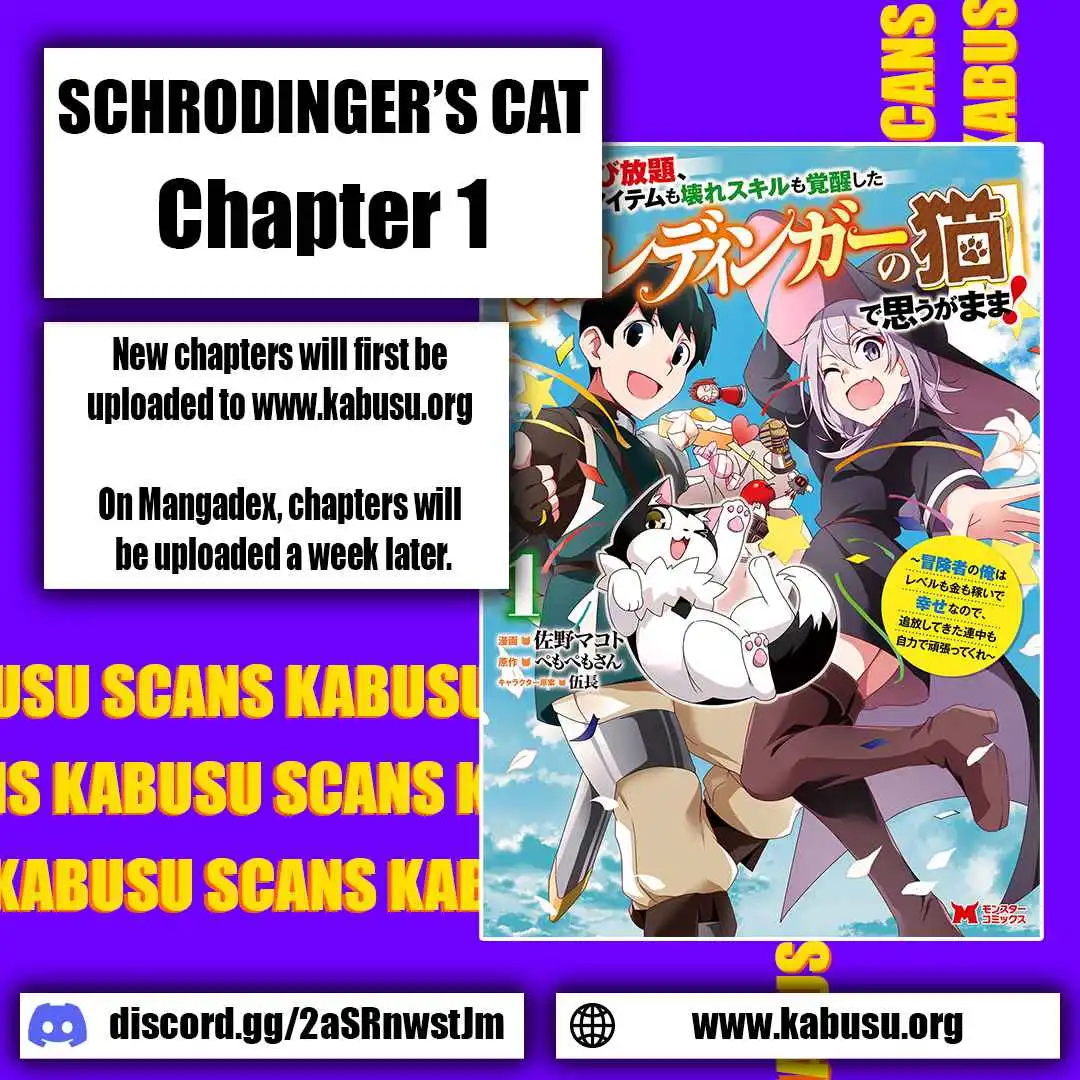 Only I can choose as many S-class rare items and broken skills as I want with the awakened Schrodinger's cat! Chapter 1 1